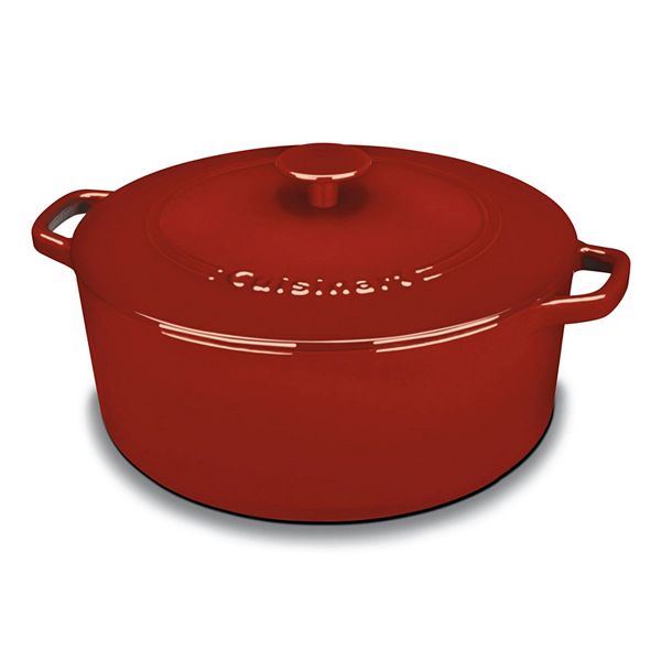 Cuisinart® Chef's Classic Enameled Cast-Iron Casserole Dish - Red (7 QT)