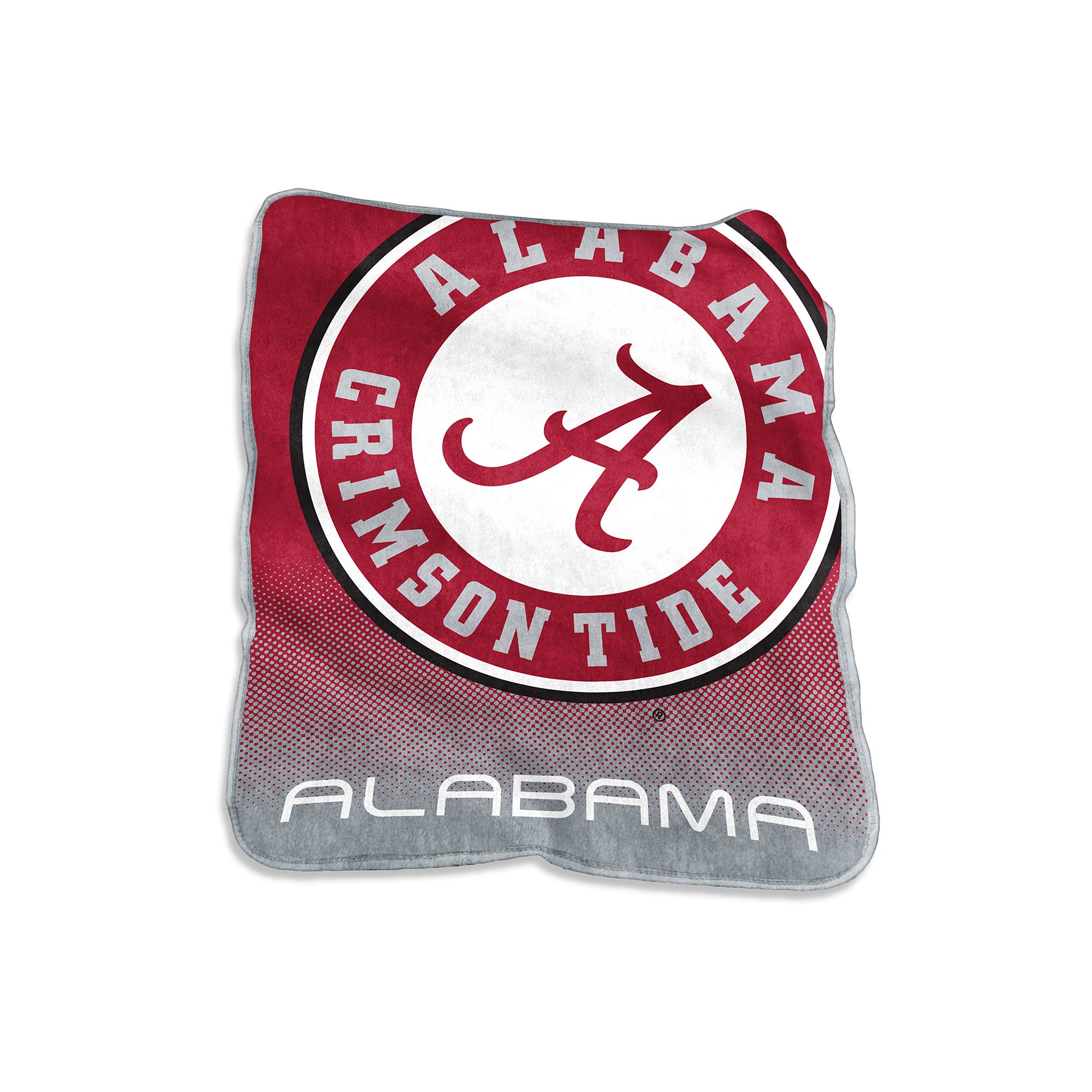 Logo Brand Alabama Crimson Tide Raschel Throw Blanket, Red