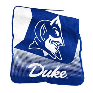 Logo Brand Duke Blue Devils Raschel Throw Blanket