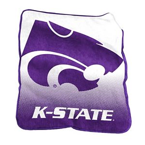 Logo Brand Kansas State Wildcats Raschel Throw Blanket