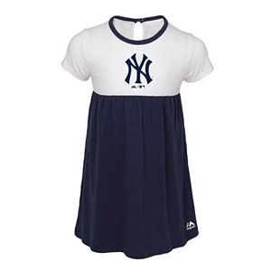 Toddler Girl Majestic New York Yankees 7th Inning Dress