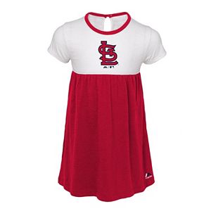 Toddler Girl Majestic St. Louis Cardinals 7th Inning Dress