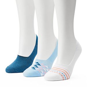 Women's SONOMA Goods for Life™ 3-pk. Geometric Non-Slip Liner Socks