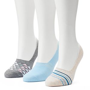 Women's SONOMA Goods for Life™ 3-pk. Geometric Non-Slip Liner Socks