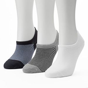 Women's SONOMA Goods for Life™ 3-pk. Striped Non-Slip No Show Socks