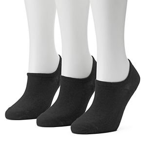 Women's SONOMA Goods for Life™ 3-pk. Solid Non-Slip No Show Socks