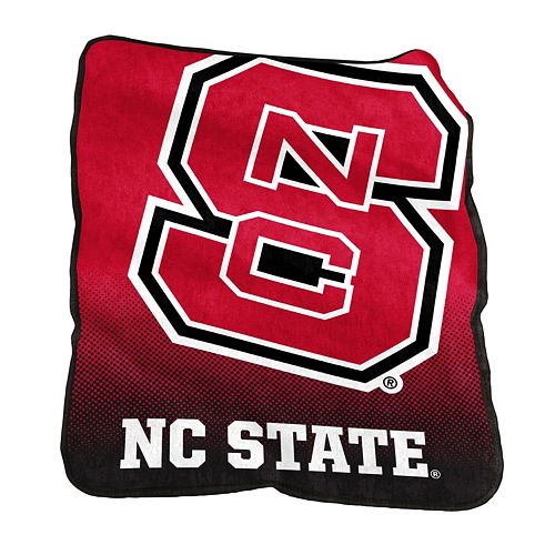 logo nc state wolfpack frosty fleece throw blanket