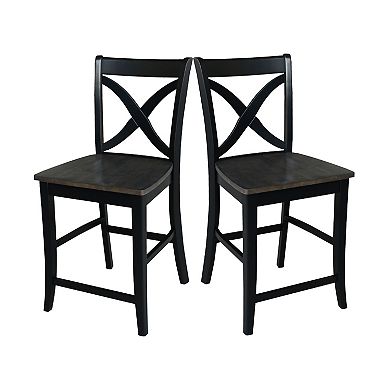 International Concepts Cosmo Crossback Counter Stool