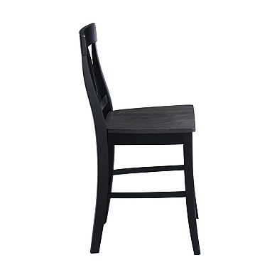 International Concepts Cosmo Wood Counter Stool