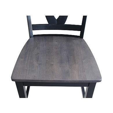 International Concepts Cosmo Wood Counter Stool