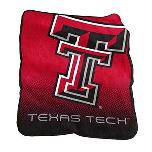 Logo Brand Texas Tech Red Raiders Raschel Throw Blanket