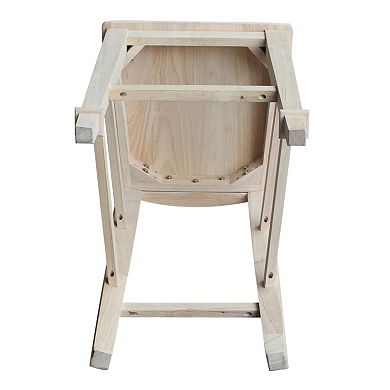 International Concepts Tuscany Ladderback Bar Stool