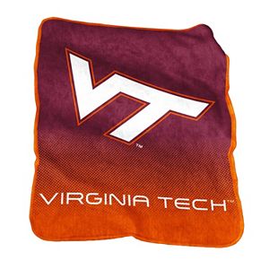 Logo Brand Virginia Tech Hokies Raschel Throw Blanket