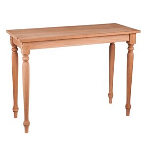 Harwich Unfinished Wood Console Table