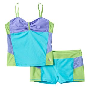 Girls 7-16 Free Country Colorblock Tankini Swimsuit Set