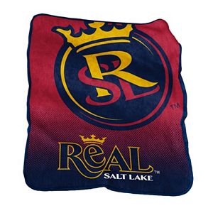 Logo Brand Real Salt Lake Raschel Throw Blanket