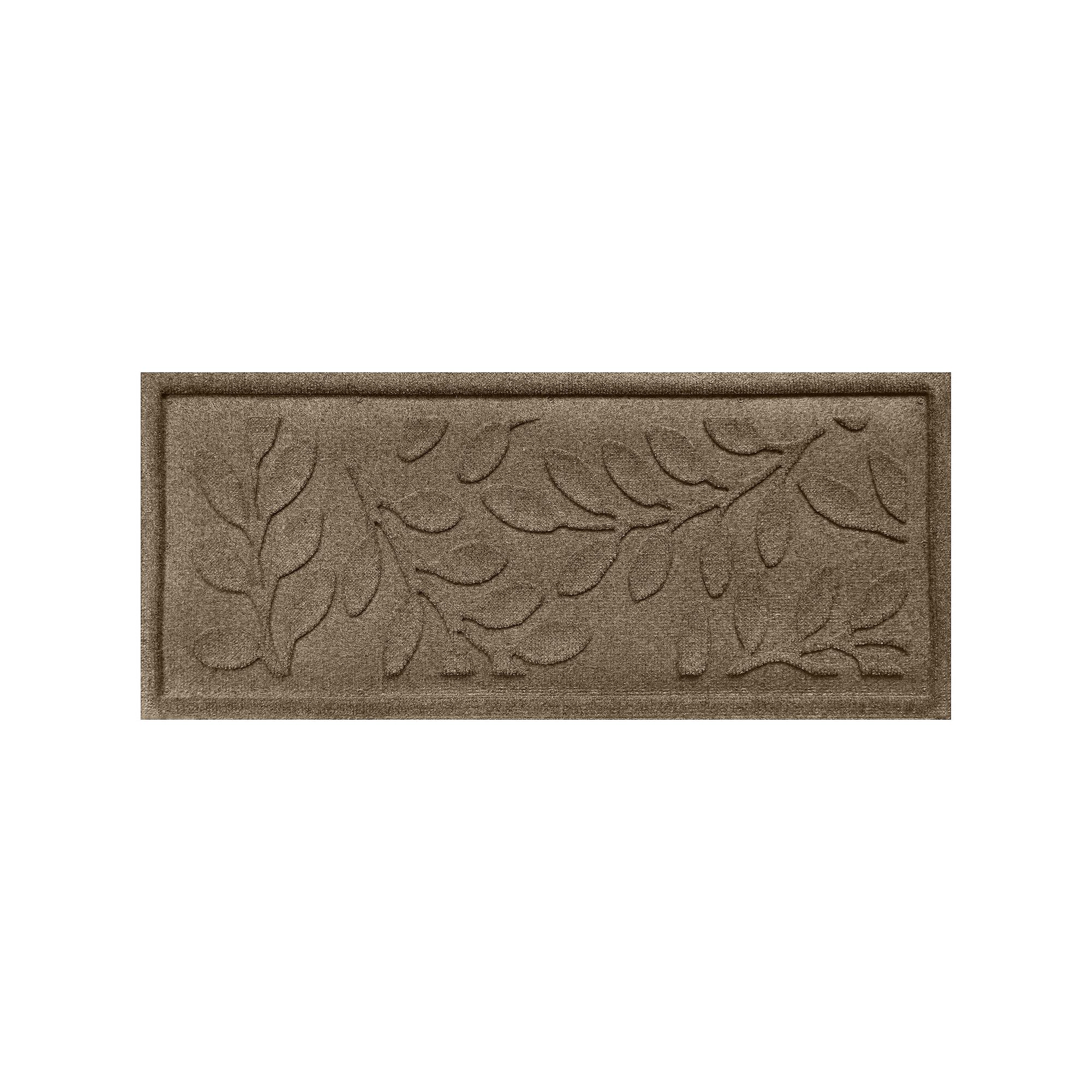 Waterhog Brittany Leaf Indoor Outdoor Boot Tray - 15 x 36, Green