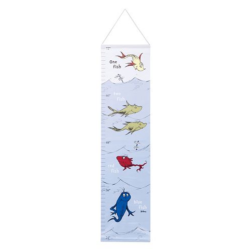 Dr. Seuss One Fish, Two Fish Growth Chart by Trend Lab
