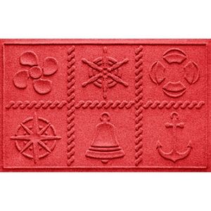 WaterGuard Nautical Grid Indoor Outdoor Mat - 24'' x 36''