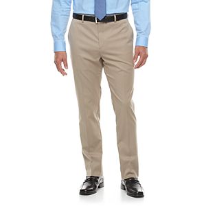 Men's Apt. 9® Premier Flex Extra-Slim Fit Flat-Front Tan Suit Pants