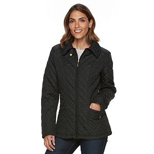 Women's Weathercast Zip-Front Quilted Jacket