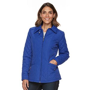 Women's Weathercast Zip-Front Quilted Jacket