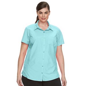 Plus Size Columbia Amberley Omni-Shade Shirt