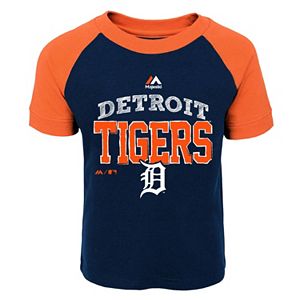 Toddler Majestic Detroit Tigers Game Ringer Tee