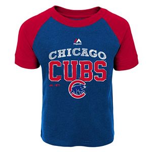 Toddler Majestic Chicago Cubs Game Ringer Tee