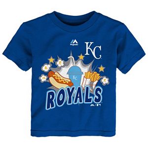 Toddler Majestic Kansas City Royals Hotdog & Fries Tee