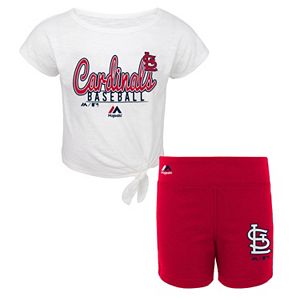 Toddler Majestic St. Louis Cardinals Tiny Trainer Tee & Shorts Set
