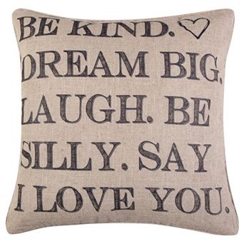Santa Fe Be Kind Throw Pillow