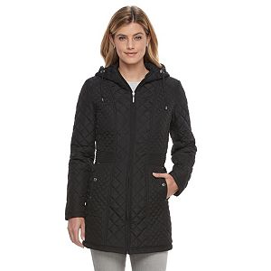 Women's Weathercast Hooded Quilted Walker Jacket