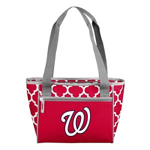 Logo Brand Washington Nationals 16-Can Quatrefoil Cooler Tote