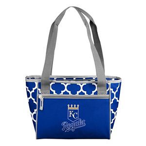 Logo Brand Kansas City Royals 16-Can Quatrefoil Cooler Tote