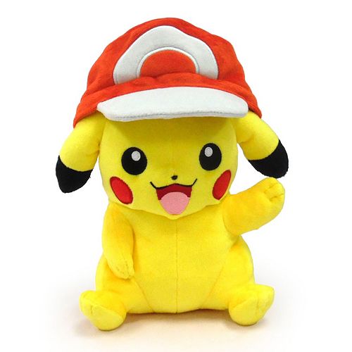 Pokémon Large Pikachu Plush With Ashs Hat