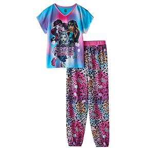 Girls 6-16 Monster High Draculaura, Cleo De Nile & Frankie Stein Pajama Set