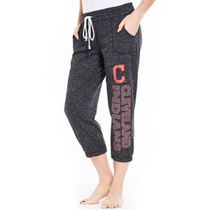 Women's Concepts Sport Cleveland Indians Ringer Capri Pants