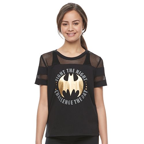 Juniors' Her Universe Batman Fight The Night Graphic Tee by DC Comics