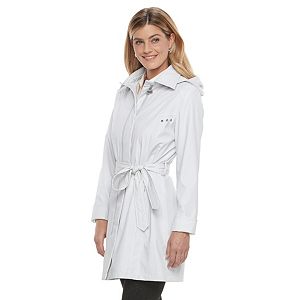 Women's Weathercast Hooded Trench Coat