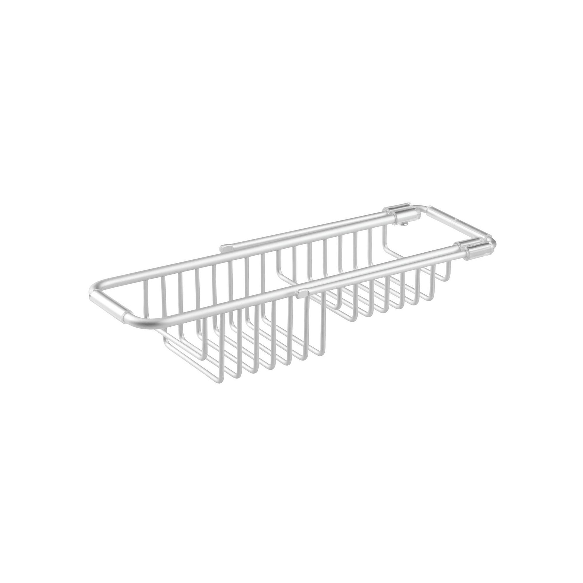 iDesign Metro Aluminum Over-Sink Caddy, Silver