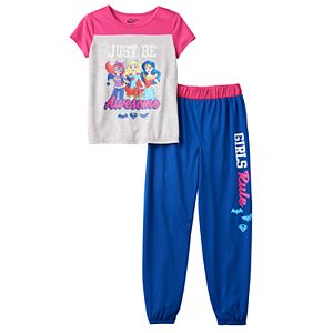 Girls 4-12 DC Super Hero Girls Batgirl, Supergirl & Wonder Woman 