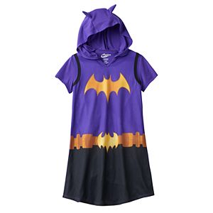 Girls 4-12 DC Super Hero Girls Batgirl Hooded Dorm Nightgown