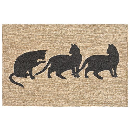 Trans Ocean Imports Liora Manne Front Porch Cats Indoor Outdoor Rug