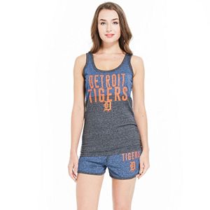 Women's Concepts Sport Detroit Tigers Tank Top & Shorts Set