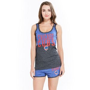 Women's Concepts Sport Chicago Cubs Tank Top & Shorts Set