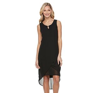 Women's Dana Buchman Chiffon Tulip-Hem Dress