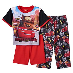 Disney's Cars Lightning McQueen & Mader 3-pc. Pajama Set