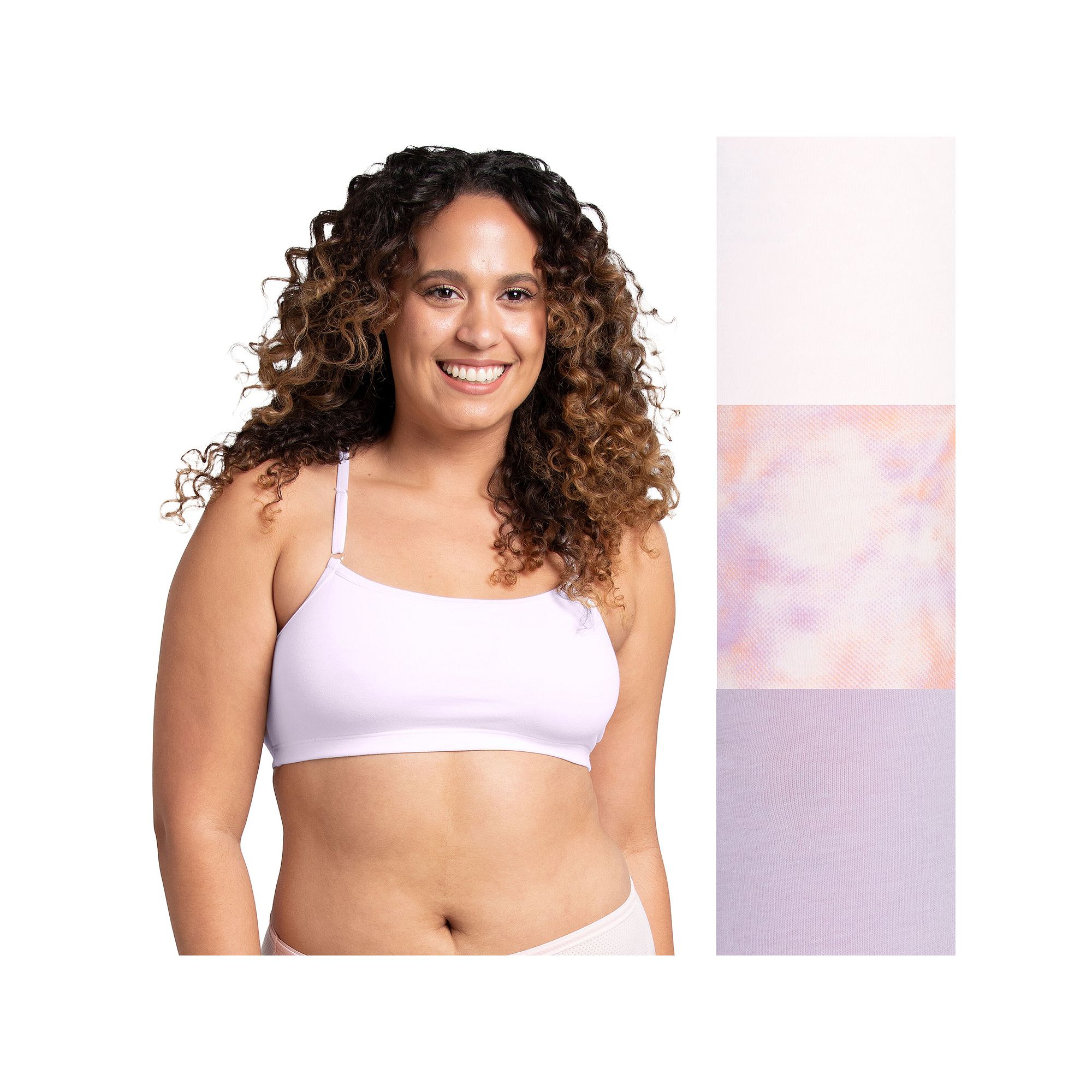 Womens Fruit of the Loom® 360 Stretch Bra 3-pack 3DSCSCT, Size: Medium, P