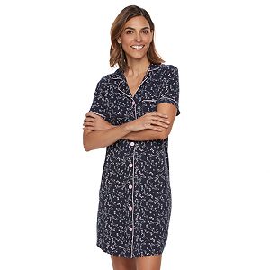 Women's Croft & Barrow® Pajamas: Serene Morning Sleep Shirt